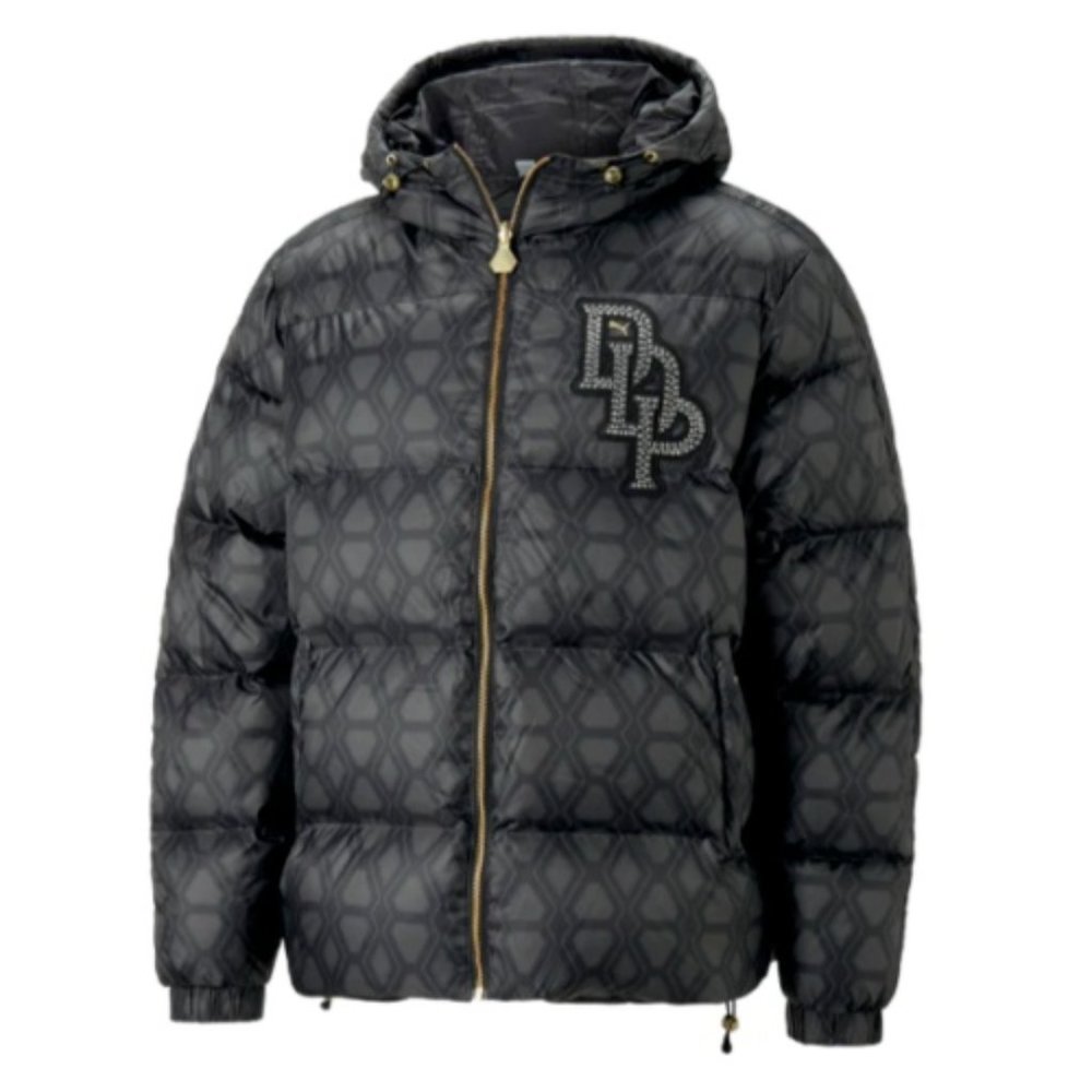 Puma x Dapper Dan Reversible Bomber Puffer Jacket Men's Size XL New